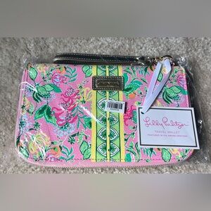 Lilly Pulitzer Travel Wallet Passport Holder, Via Amore Spritzer